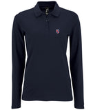 Girls Long Sleeve Polo Shirt