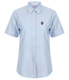 Girls Short Sleeve Oxford Shirt